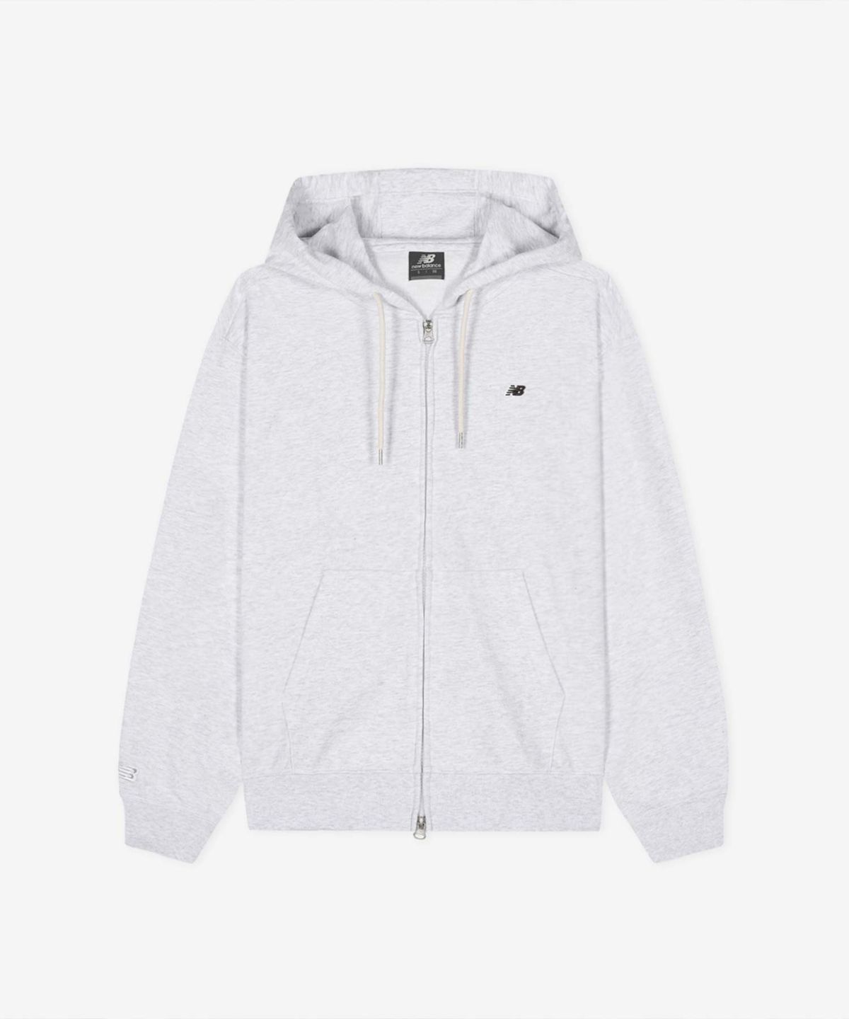 뉴발란스(NEW BALANCE) NBMDG21403 / UNI 에센셜 썸머 경량 후드집업 (LIGHT GRAY)