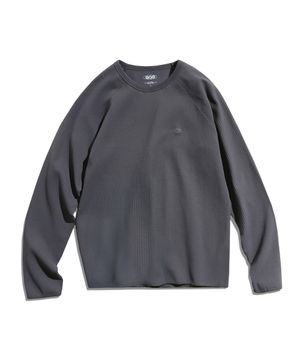 AQE 와플 롱슬리브 다크그레이 FLT134