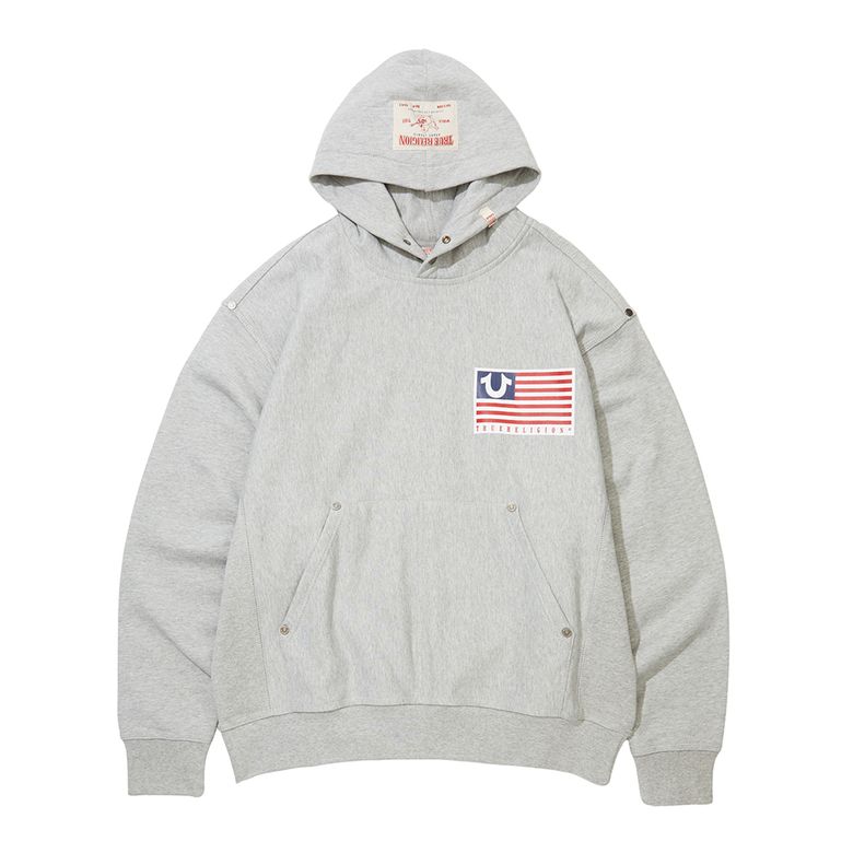 OLD GLORY HOODIE_MELANGE GREY