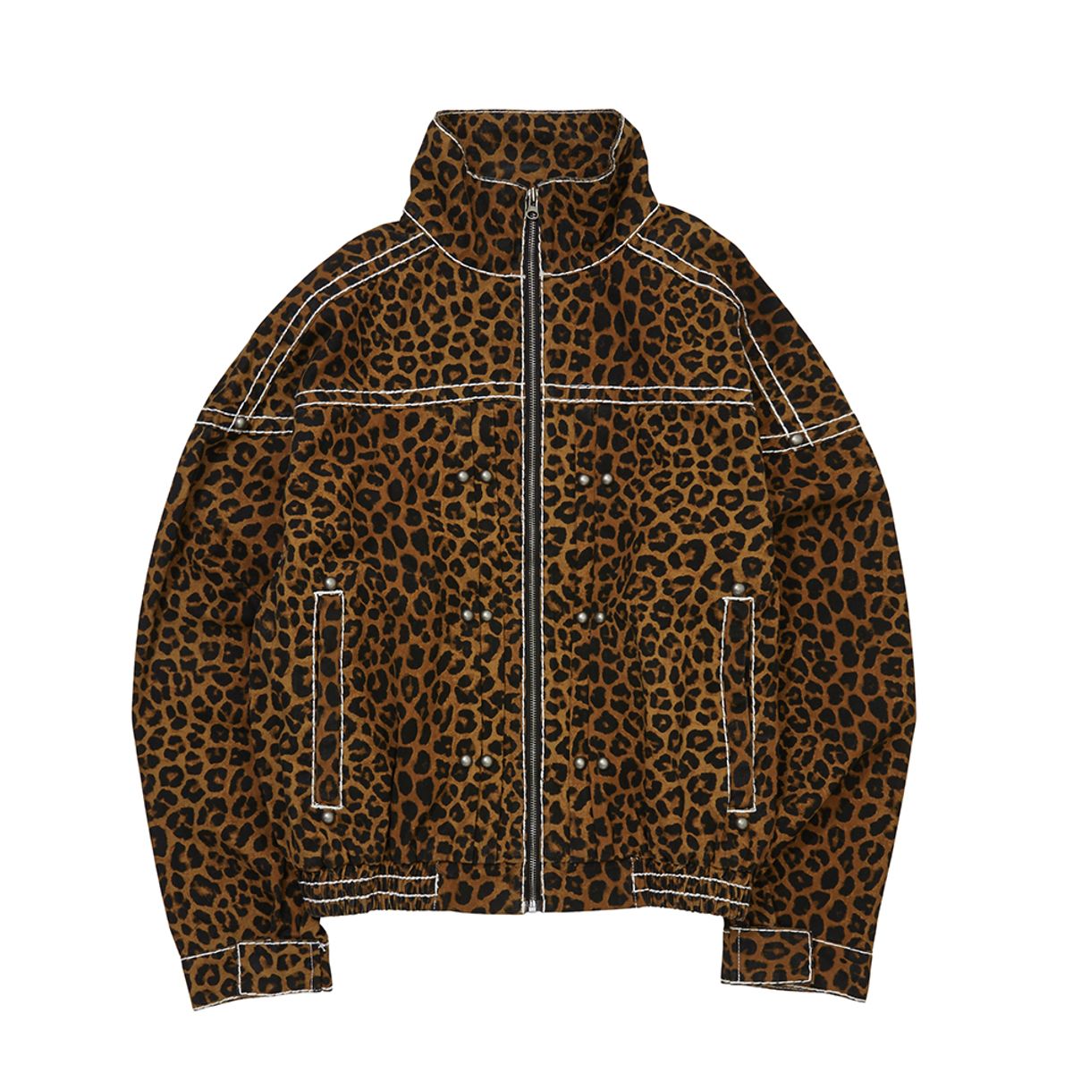트루릴리젼(TRUERELIGION) WIDE WILD WASHED JACKET_LEOPARD