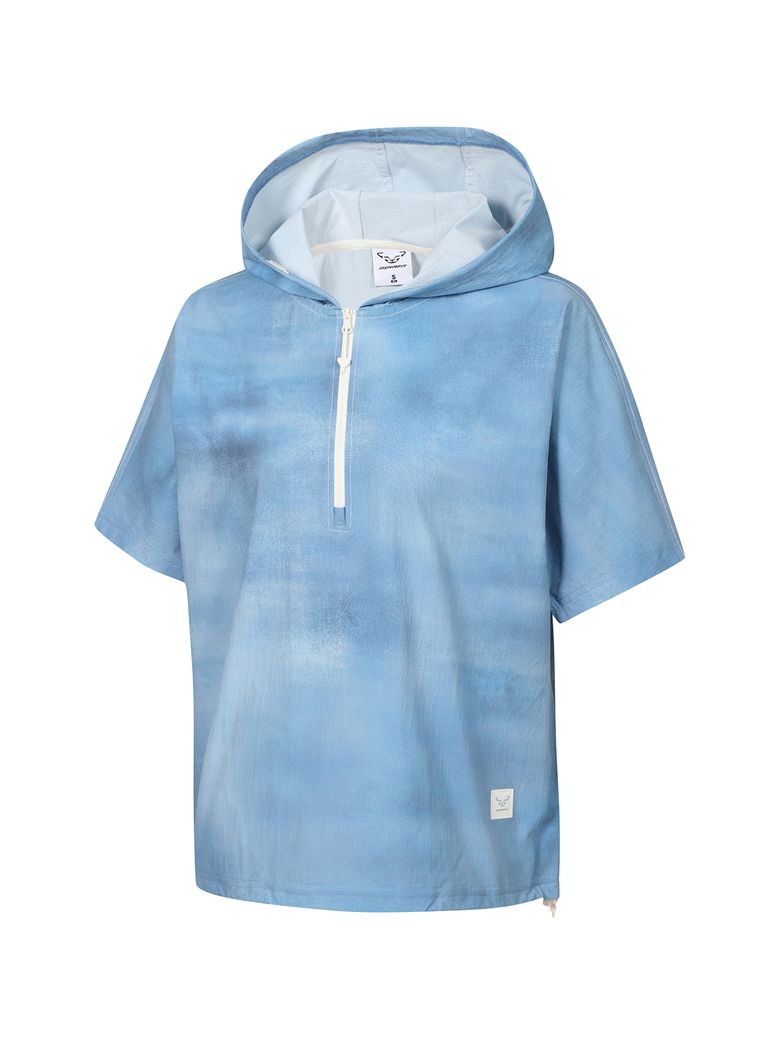MINI LUCCA (미니 루카) 여성 후드 아노락_DENIM YWM26252DI
