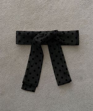 Kin dot scarf - Black