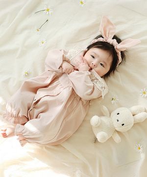 따스한 햇살마저 우리 아가를 사랑해 - 아기 카라 바디슈트