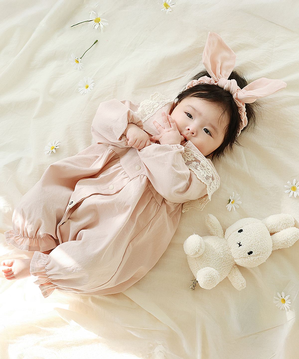아림클로젯(ARIMCLOSET) 따스한 햇살마저 우리 아가를 사랑해 - 아기 카라 바디슈트