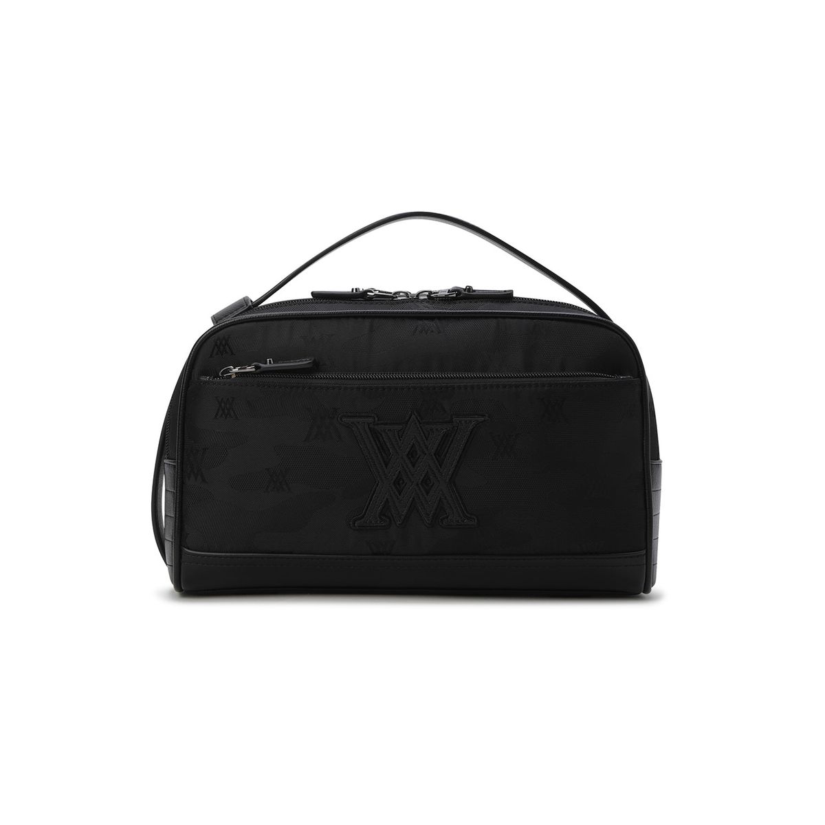 어뉴골프(ANEW GOLF) UNI CAMO JACQUARD POUCH_BK