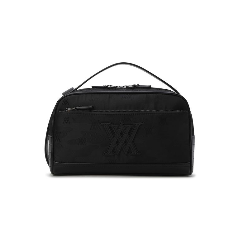 UNI CAMO JACQUARD POUCH_BK