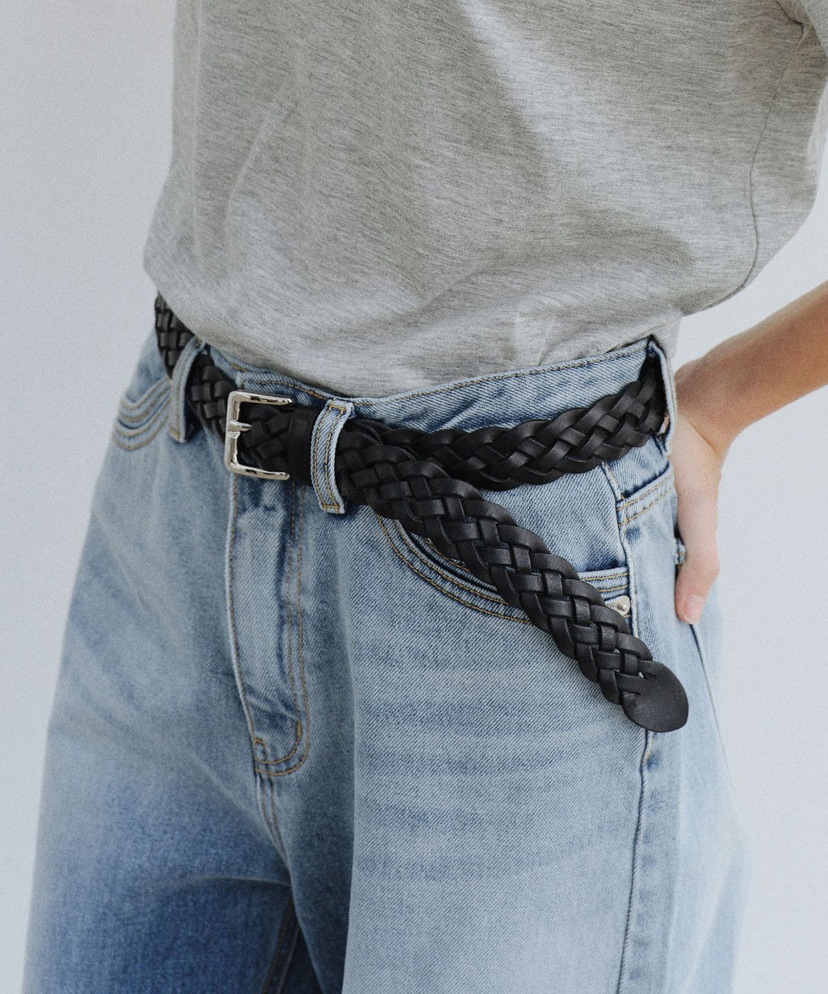 유라고(URAGO) Braided leather Belt