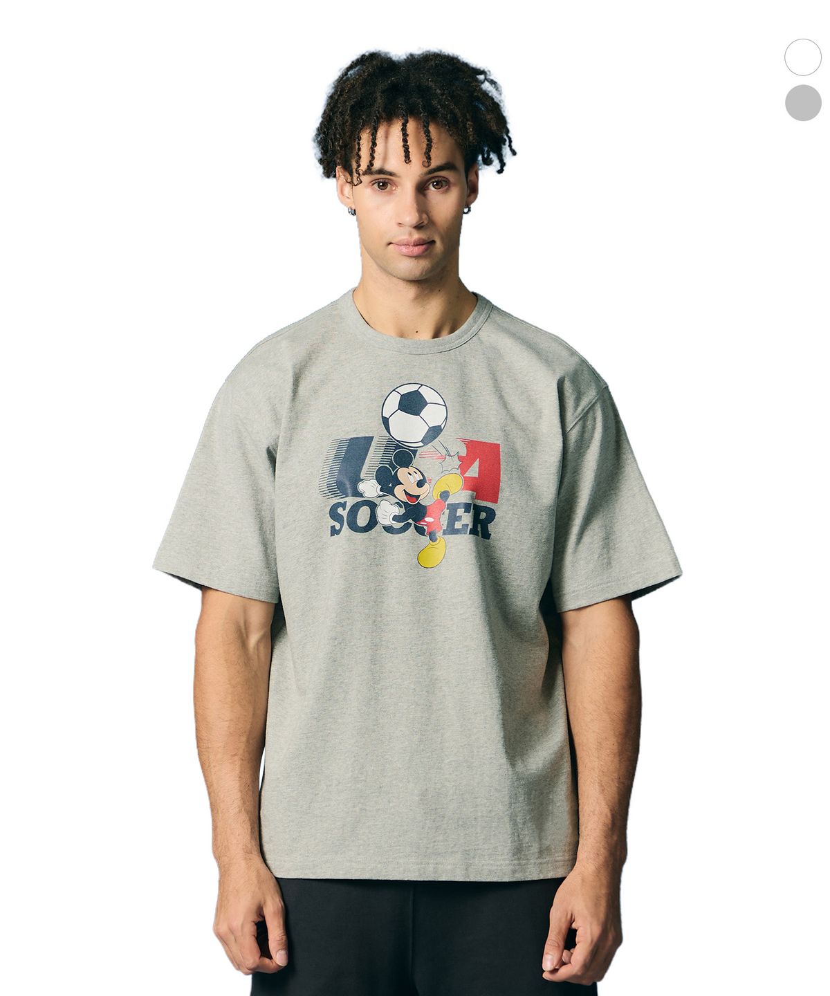 디스커스 애슬레틱(DISCUS ATHLETIC) [2COLORS] USA SOCCER 미키 티셔츠