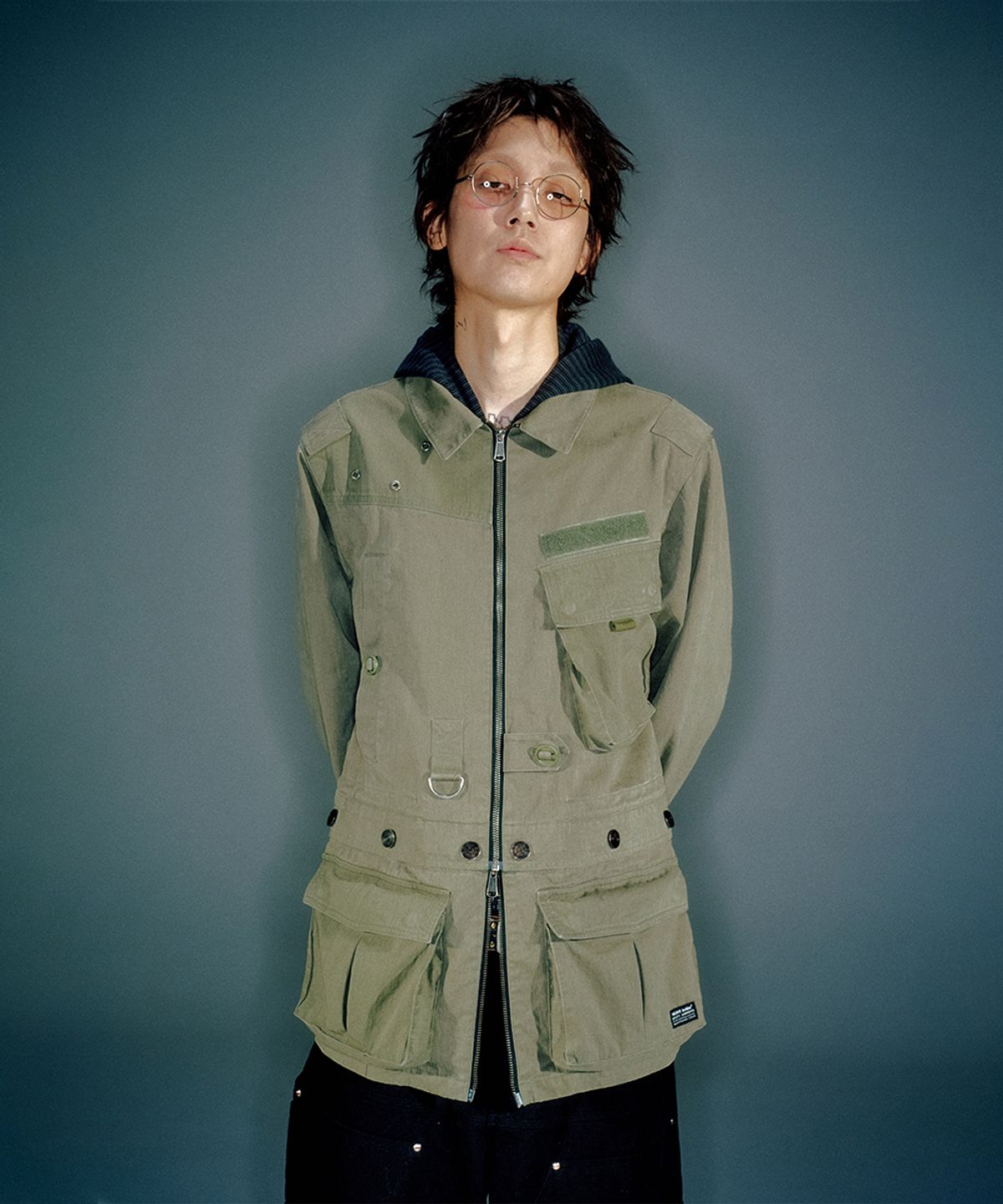 베이컨트 아카이브(VACANT ARCHIVE) MEN LEVINE DOCKING FIELD JACKET KHAKI