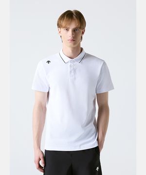 [세리나&소빈 착용] 터프 폴로 티핑 포인트 반팔 티셔츠 화이트 SR123UPS22