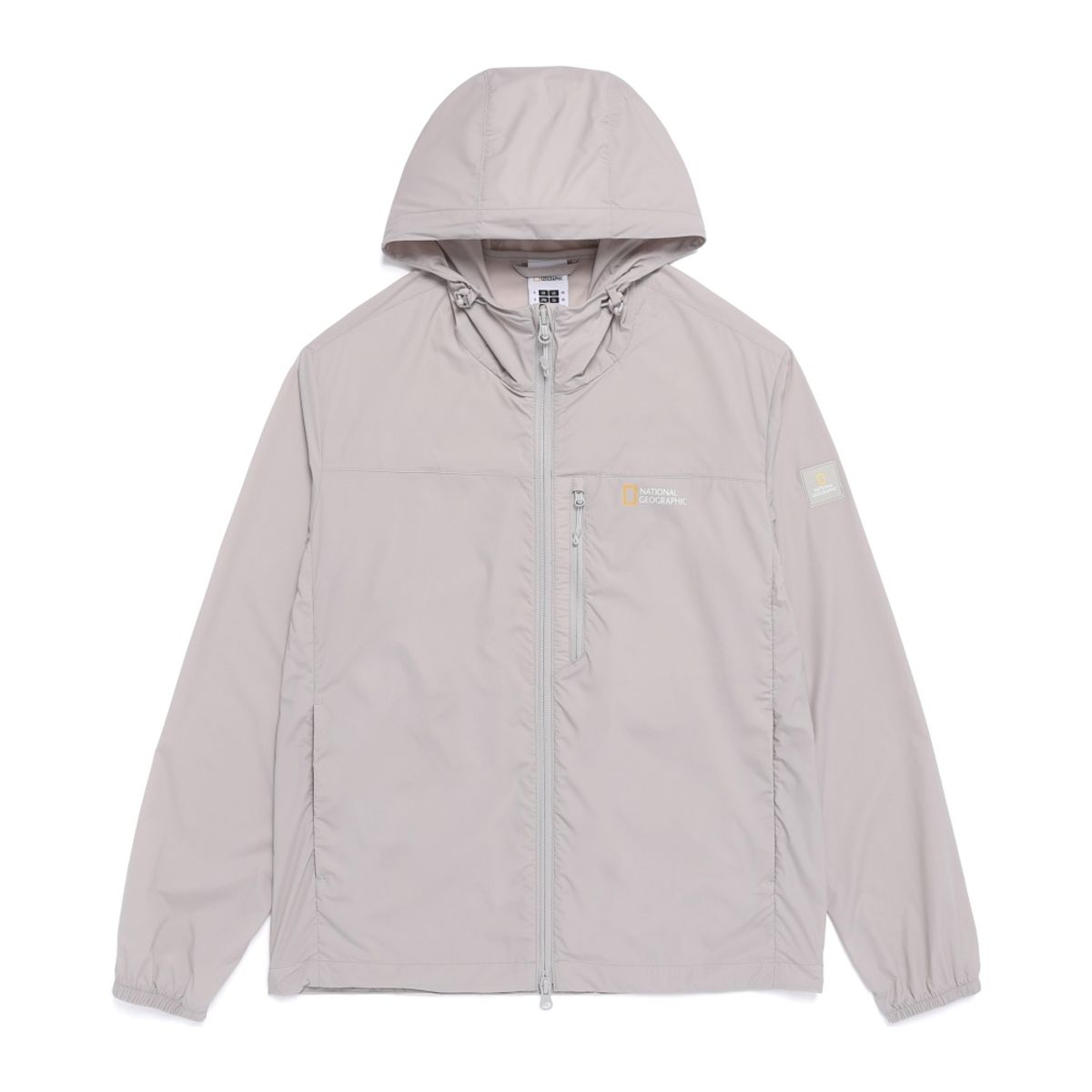 내셔널지오그래픽(NATIONALGEOGRAPHIC) N262UJP910 월리스 후드 풀집업 바람막이 L/GREY