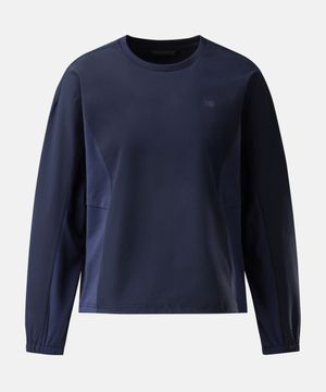 여성 하이브리드 라운드넥 긴팔 맨투맨 TVTBS26402NAY