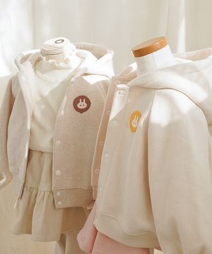 쪼꼬미의 포근하고 귀여운 하루 - 아기 후드자켓