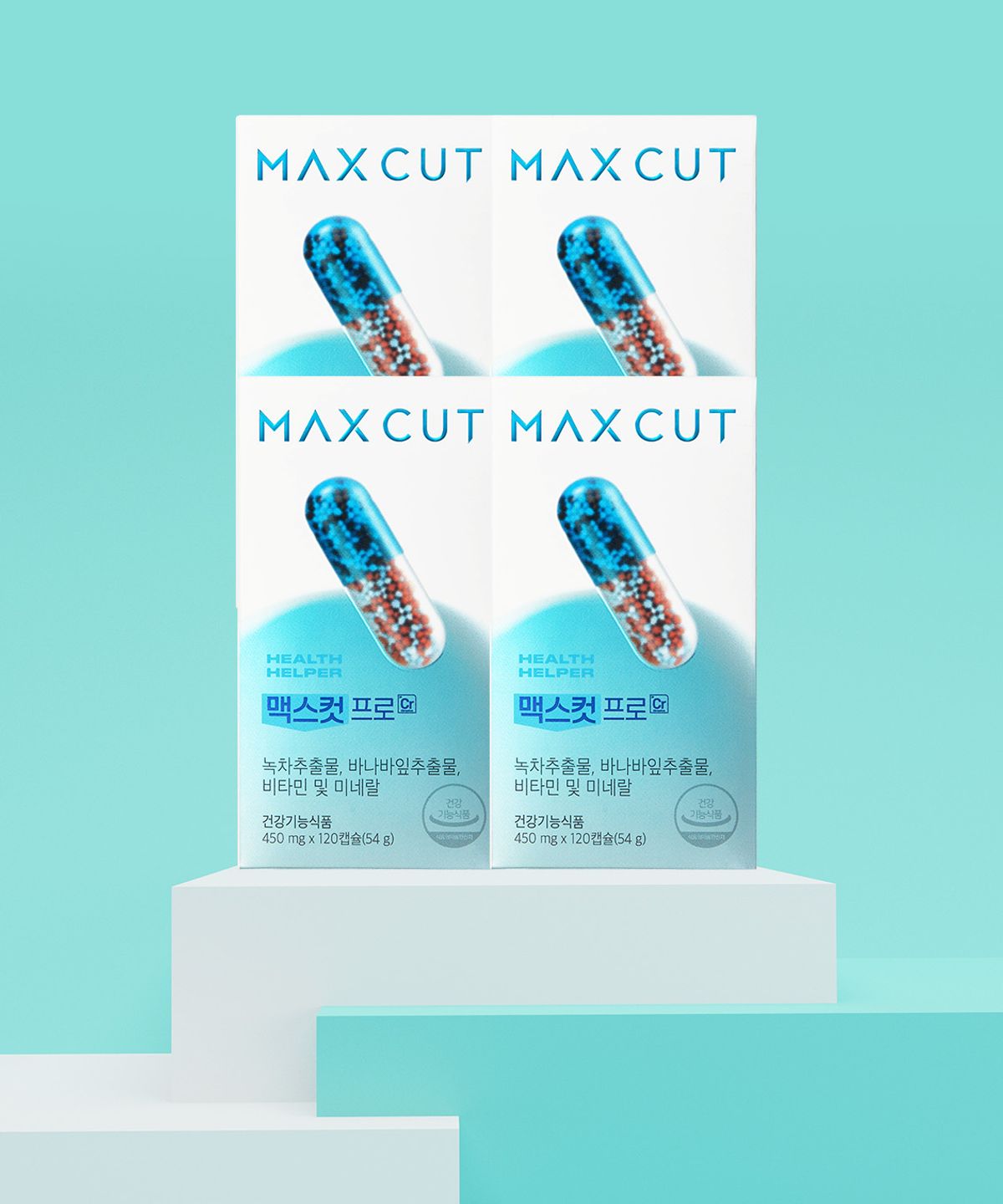 헬스헬퍼(HEALTHHELPER) 맥스컷 프로 크롬 120정 4박스(80일분)