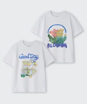 [슬로코스터 컬래버] 릴렉스드 티셔츠 2팩 2