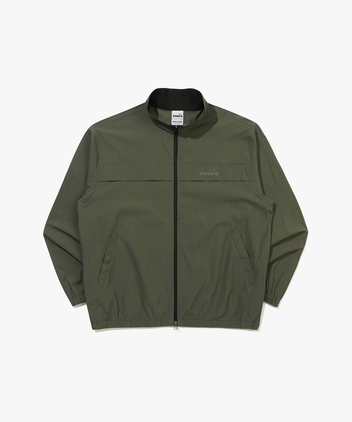 디아도라(diadora) 마이크로 플리츠 자켓 KHAKI