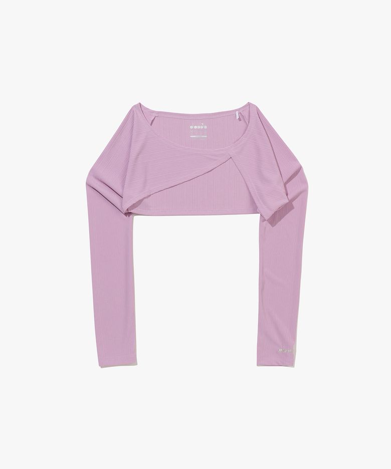 시어 골지 볼레로 VIOLET