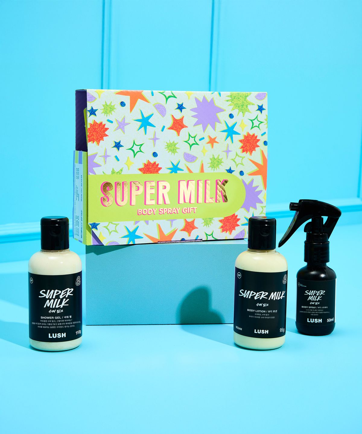러쉬(LUSH) 수퍼 밀크 보디 스프레이 기프트  - 기프트