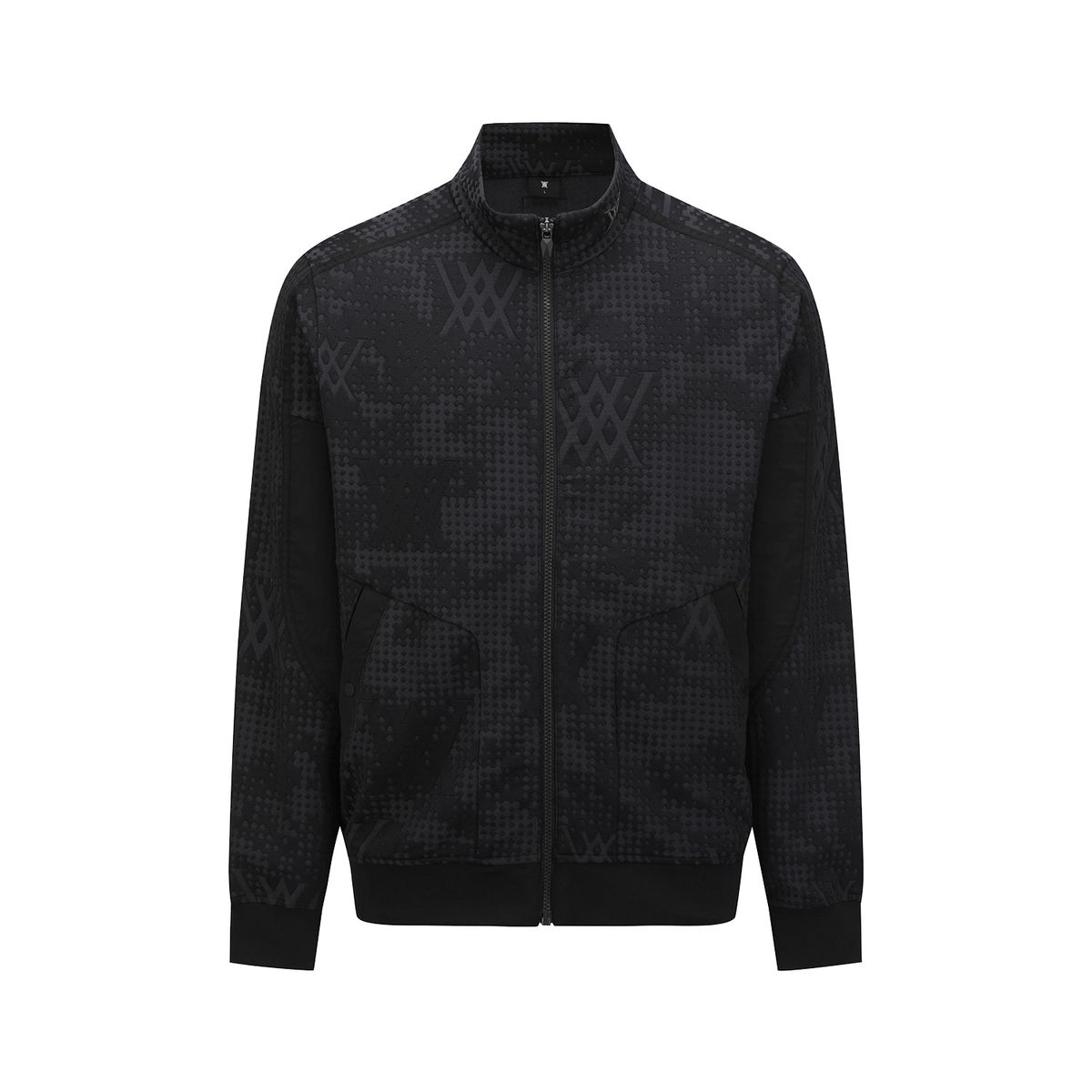 어뉴골프(ANEW GOLF) MEN EMBO JACQUARD JACKET_BK