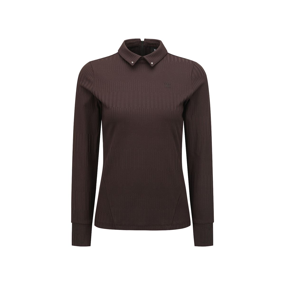 어뉴골프(ANEW GOLF) WOMEN SOLID BACK ZIP LONG T-SHIRT_BR