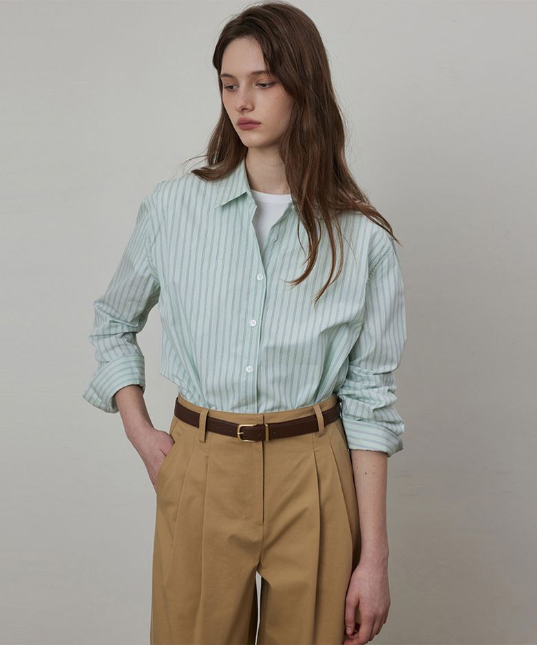 Signature Cotton Stripe Standard-Fit Shirt