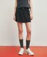 MARITHE SPORT FLARE MINI SKIRT black