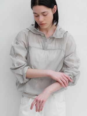 AN HOODY BLOUSON BLOUSE (BL-4395)