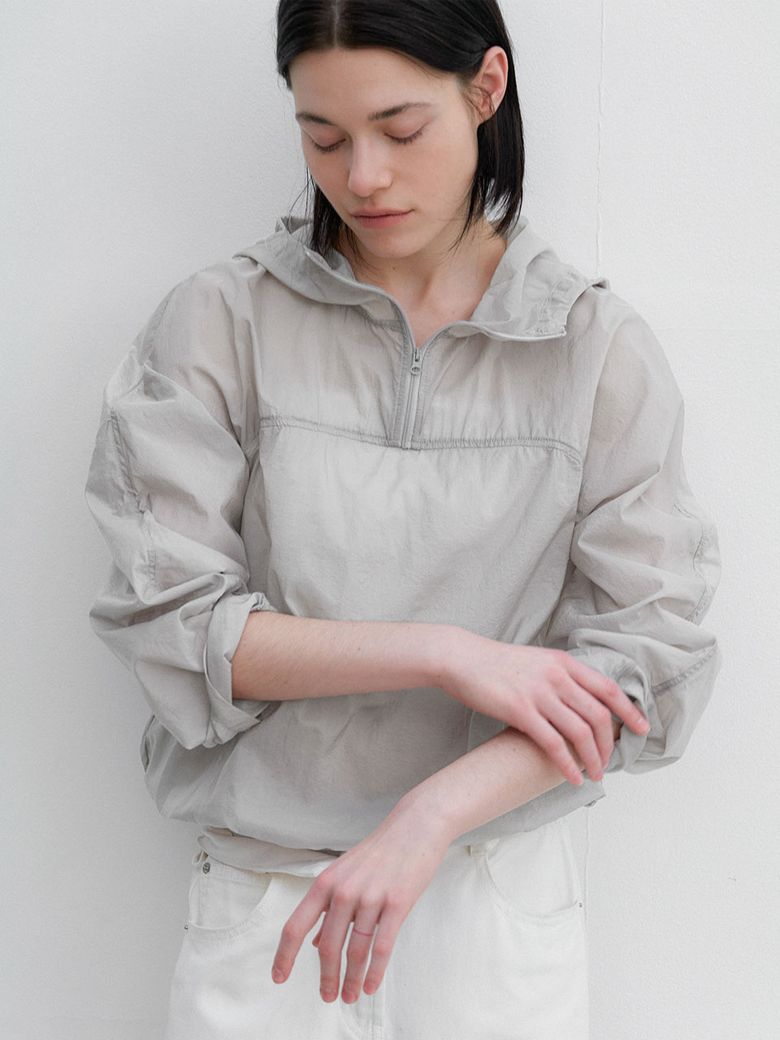 AN HOODY BLOUSON BLOUSE (BL-4395)