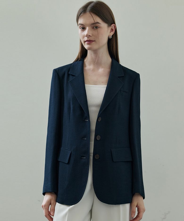Essential Tailoring Jacket_Navy