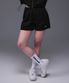 W SYMBOL B TECH SHORTS [BLACK]