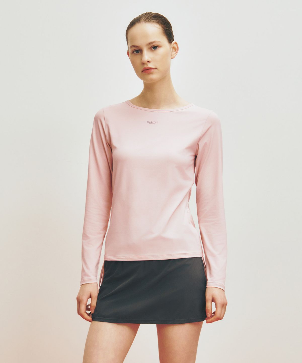 마리떼 스포츠(MARITHÉ SPORT) MARITHE SPORT W ATHLEISURE LONG SLEEVE light pink