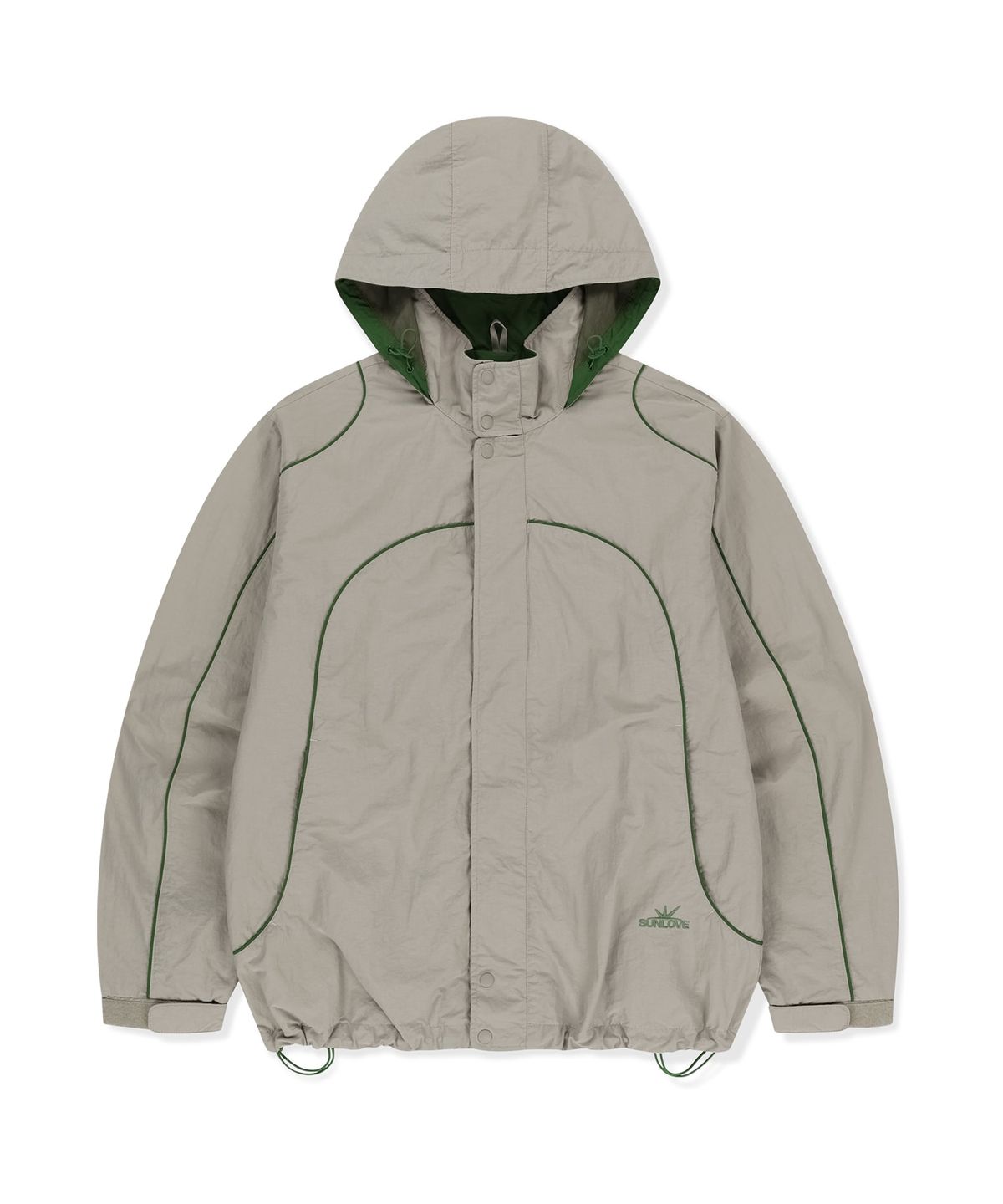 썬러브투어(SUNLOVETOUR) Crescent Windbreaker Stone