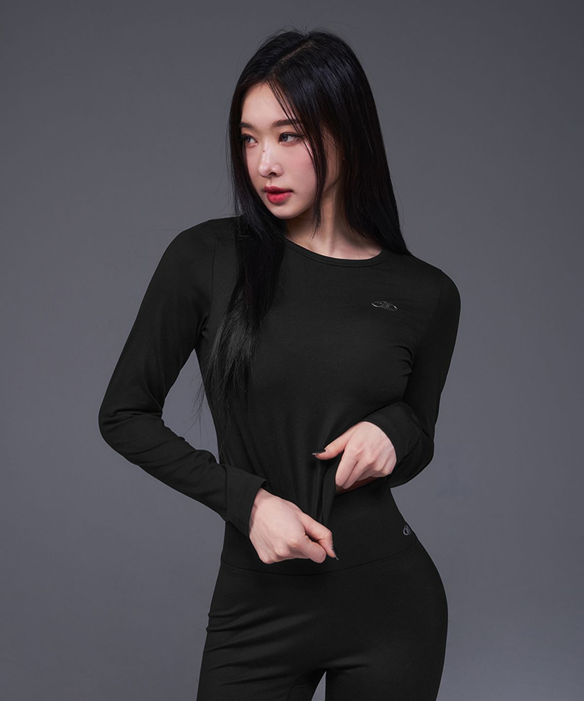본투윈(BORN TO WIN) W B-SOFT EASY LONG SLEEVE [BLACK]