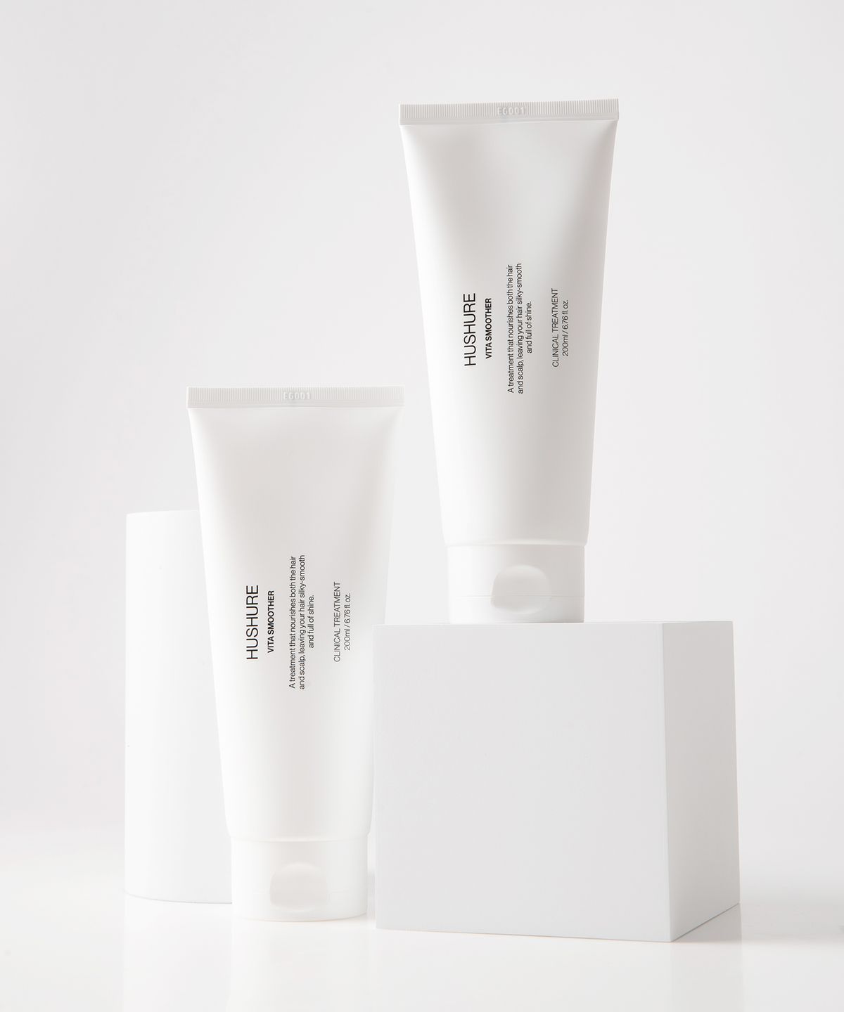 허슈어(HUSHURE) [탈모 기능성] 비타 스무더 트리트먼트 200ML * 2개