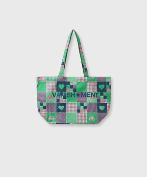 Patchwork eco bag_navy