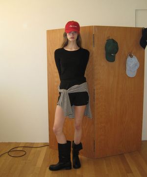 Deer long sleeve knit - Black