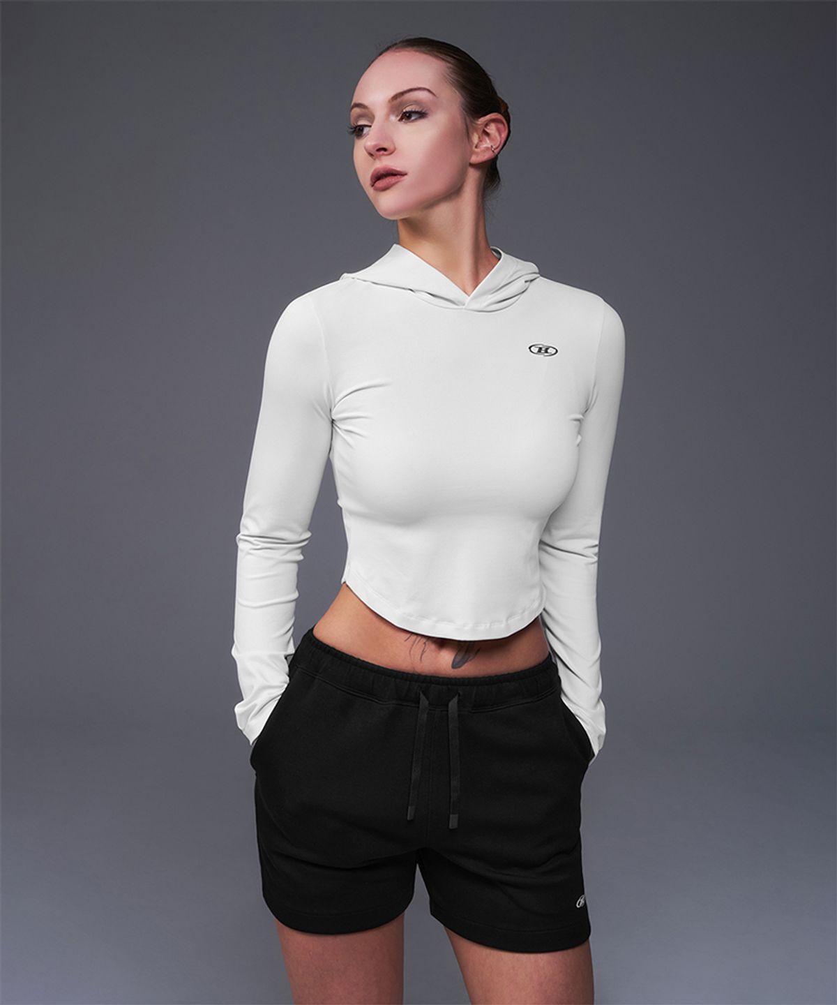 본투윈(BORN TO WIN) W B-SOFT EASY HOODIE [IVORY]