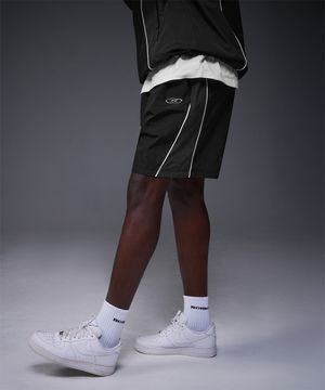 NYLON BLOCK SHORTS [BLACK]