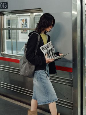 Damage Bermuda Denim Pants VJ6SL379_2color