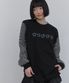 Star stripe long sleeve tee_black
