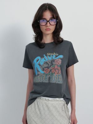 Glitch Roses Graphic T-shirts VW6SE347_2color