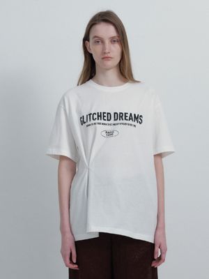 Glitched Dreams Lettering T-shirts VW6SE342_2color