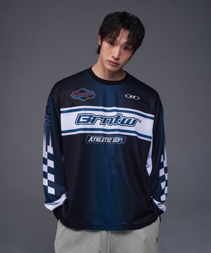 BRNTW MOTORCYCLE RACING JERSEY [BLUE]
