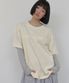 [SET] Logo layered t-shirt_cream