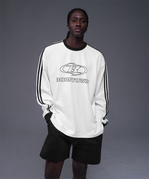 SYMBOL LOGO TRACK LONG SLEEVE [WHITE]