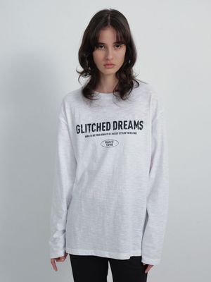 GLITCHED DREAMS Long Sleeve T-shirts VW6SE230_2color
