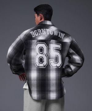 85 FLANNEL CHECK SHIRTS JACKET [BLACK]
