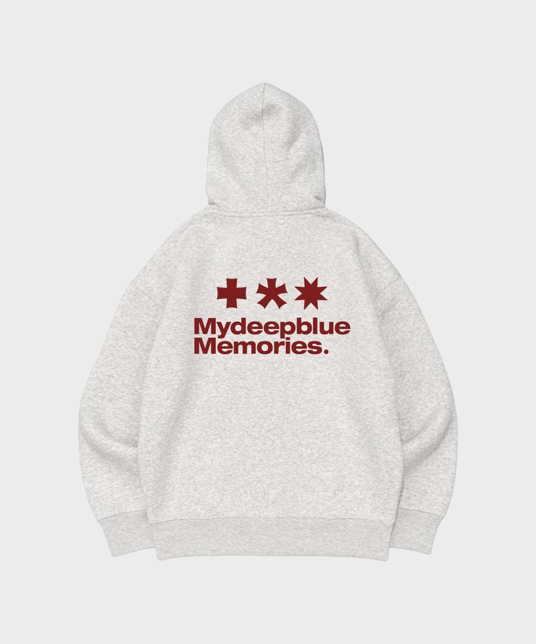 (SS) MM SYMBOL LOGO SOFT HOODIE(LIGHT GREY)