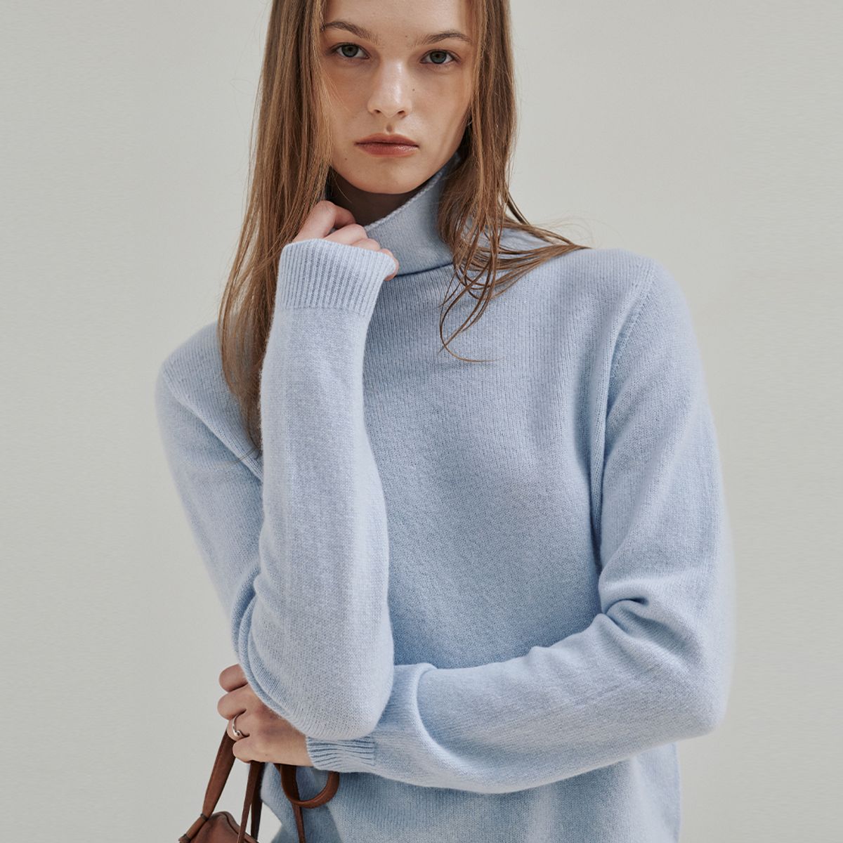 히이크(HYYK) Wool 100 Whole Garment Knit_Turkish Blue