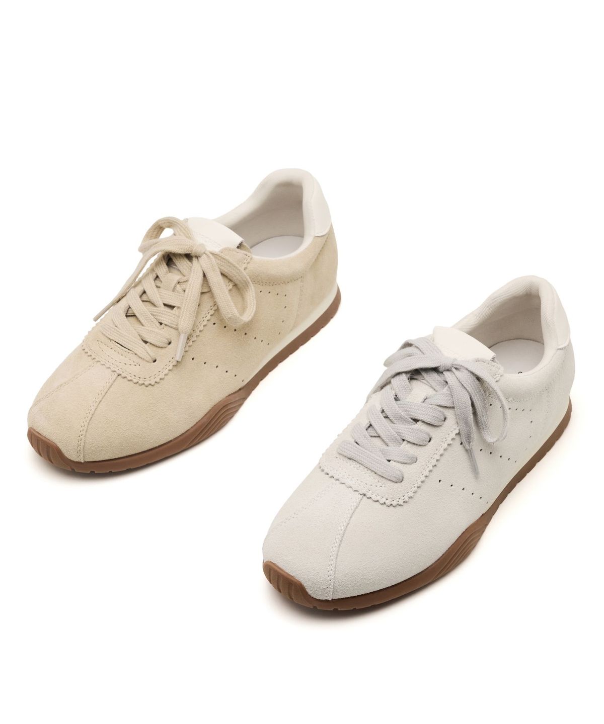 스퍼(SPUR) Sand Low Profile Sneakers 소가죽 스니커즈 3cm -WS9003 (2color)